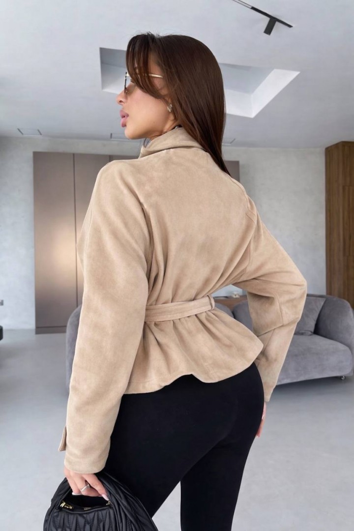 Замшевий тренч YLM-671A630