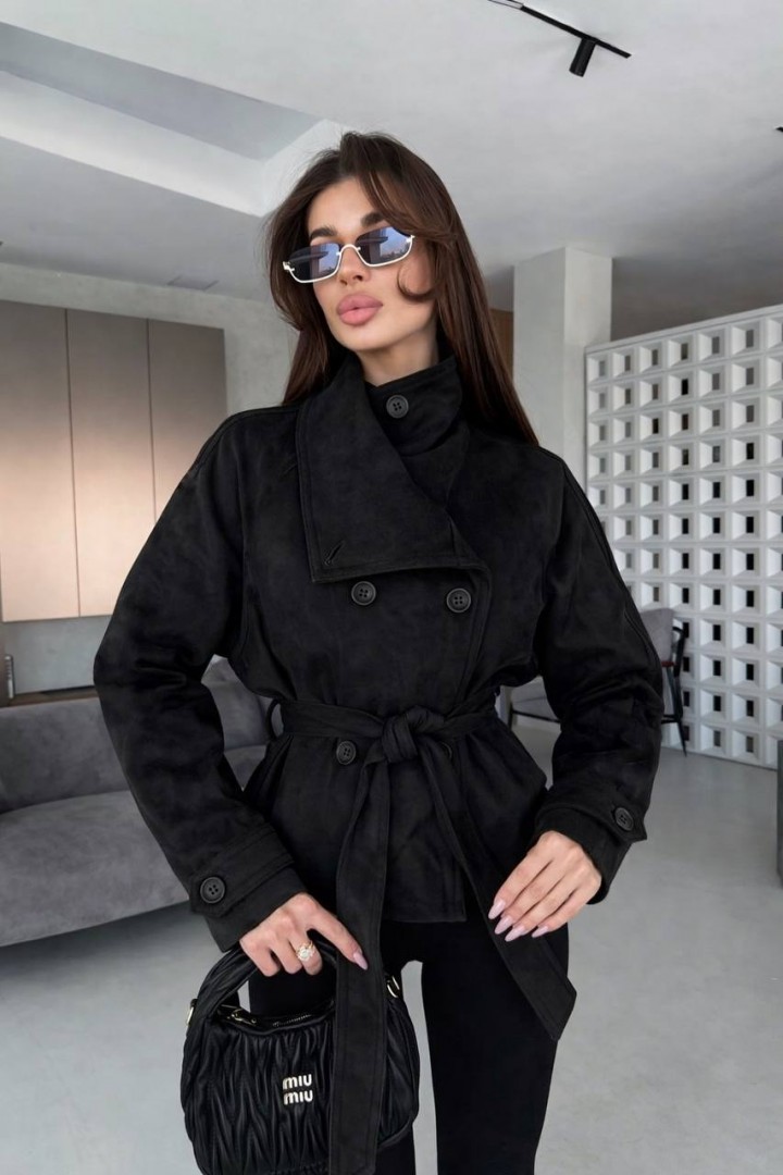 Замшевий тренч YLM-671A630