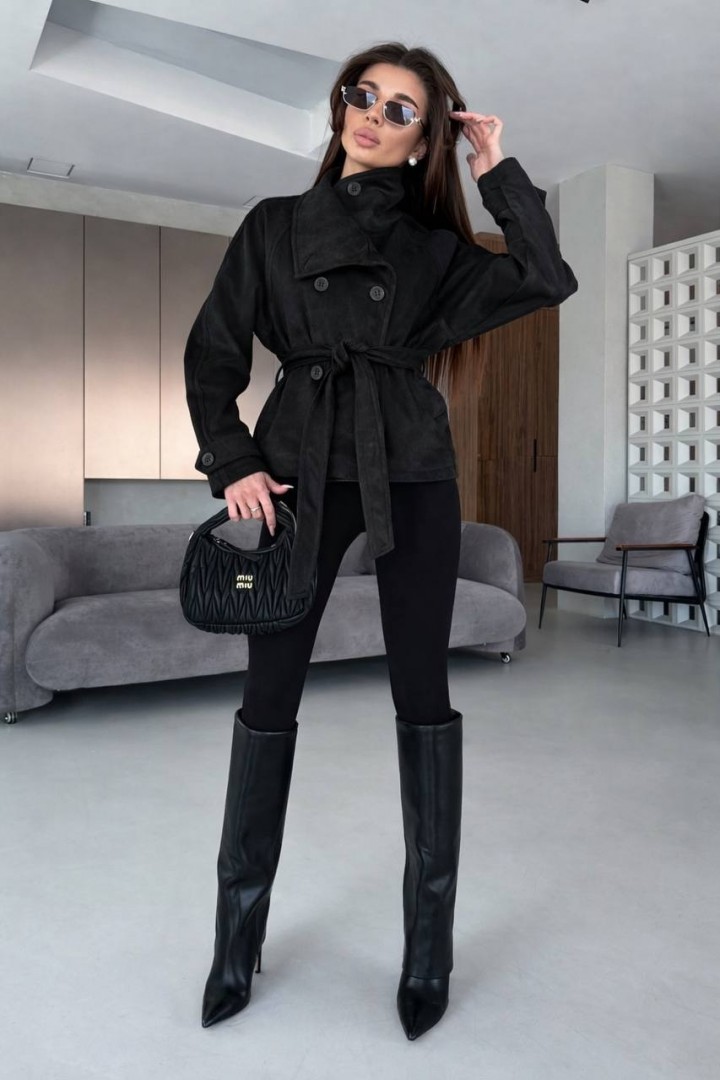 Замшевий тренч YLM-671A630