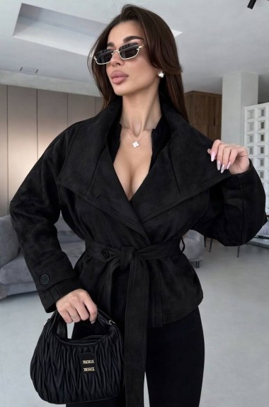 Замшевий тренч YLM-671A630