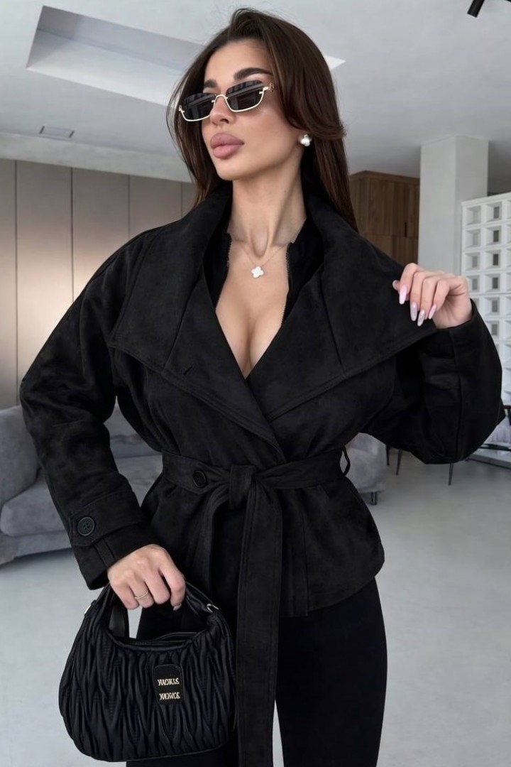 Замшевий тренч YLM-671A630