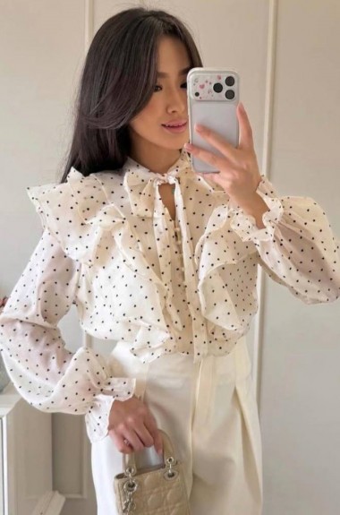 Шифоновая блузка NUL-8072A650