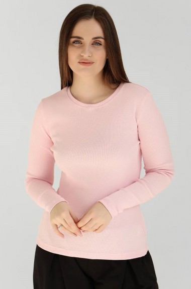 Лонгслив у рубчик NBR-223A420