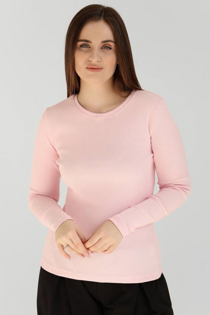 Лонгслив у рубчик NBR-223A420