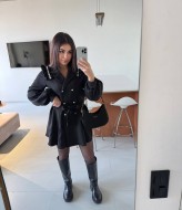 Платье пиджак черное  TOR-3078A500