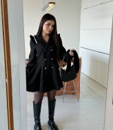 Платье пиджак черное  TOR-3078A500