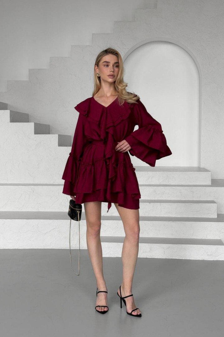 Льняное платье TOR-2571A650