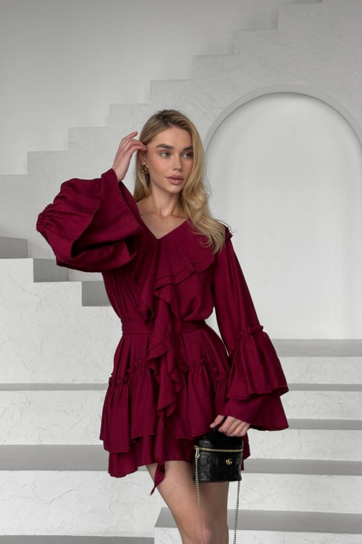 Льняное платье TOR-2571A650