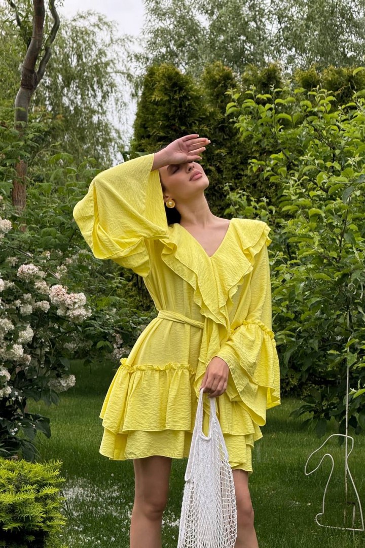 Льняное платье TOR-2571A650