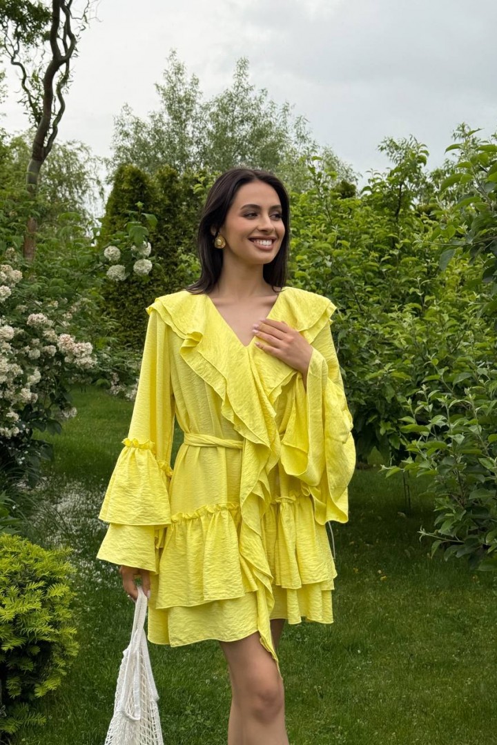 Льняное платье TOR-2571A650