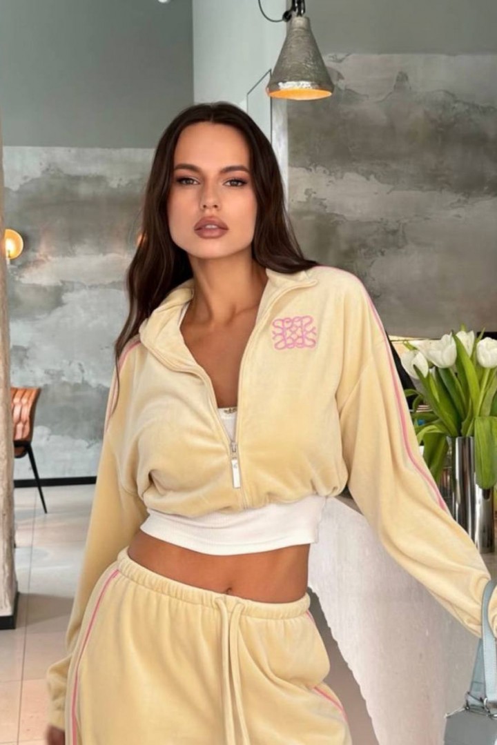 Спортивный костюм с короткой кофтой  TOR-2620A750