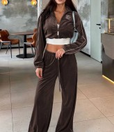 Спортивный костюм с короткой кофтой  TOR-2620A750