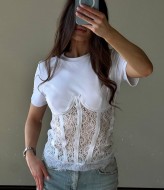 Корсетная футболка TOR-5098A480