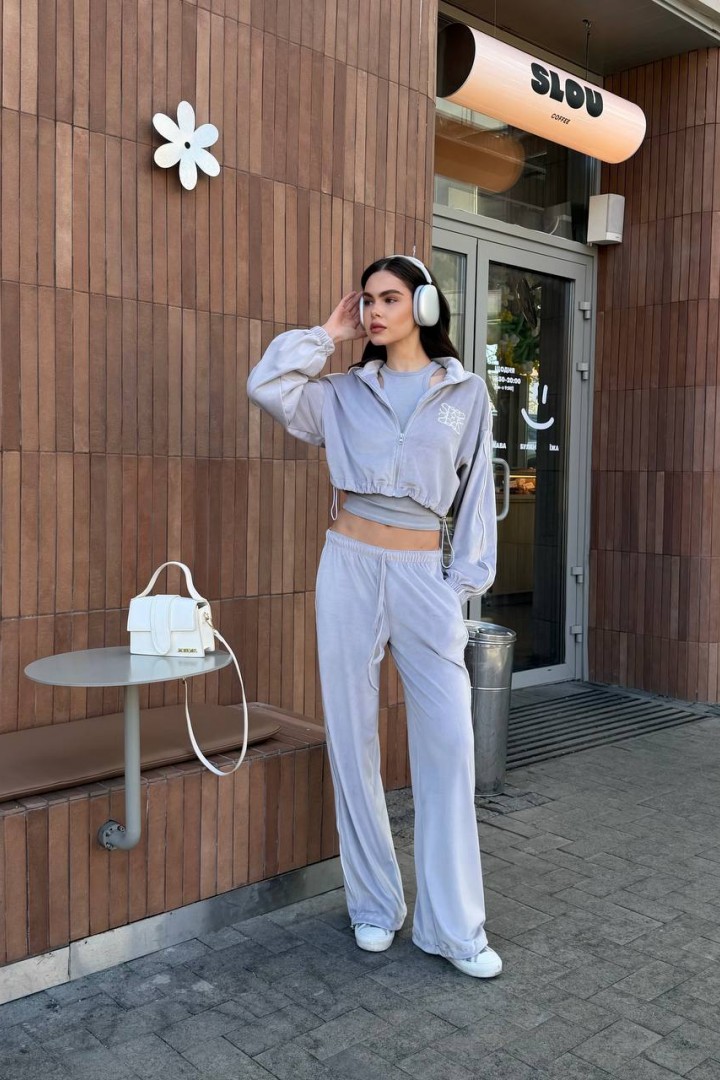 Спортивный костюм с короткой кофтой  TOR-2620A750