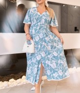 Платье халат больших размеров VLT-1561A750