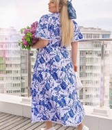 Платье халат больших размеров VLT-1561A750