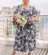 Платье халат больших размеров VLT-1561A750