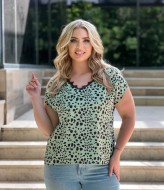 Футболка з мереживом VGA-221A200