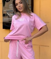 Костюм женский футболка и шорты DN-252A550 Костюм женский футболка и шорты DN-252A550