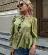 Рубашка с завязками  NUL-7056A400