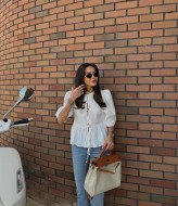 Рубашка с завязками  NUL-7056A400