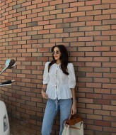 Рубашка с завязками  NUL-7056A400