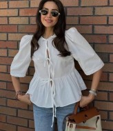 Рубашка с завязками  NUL-7056A400