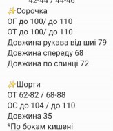 Костюм 2-ка шорти+сорочка RAB-736A709