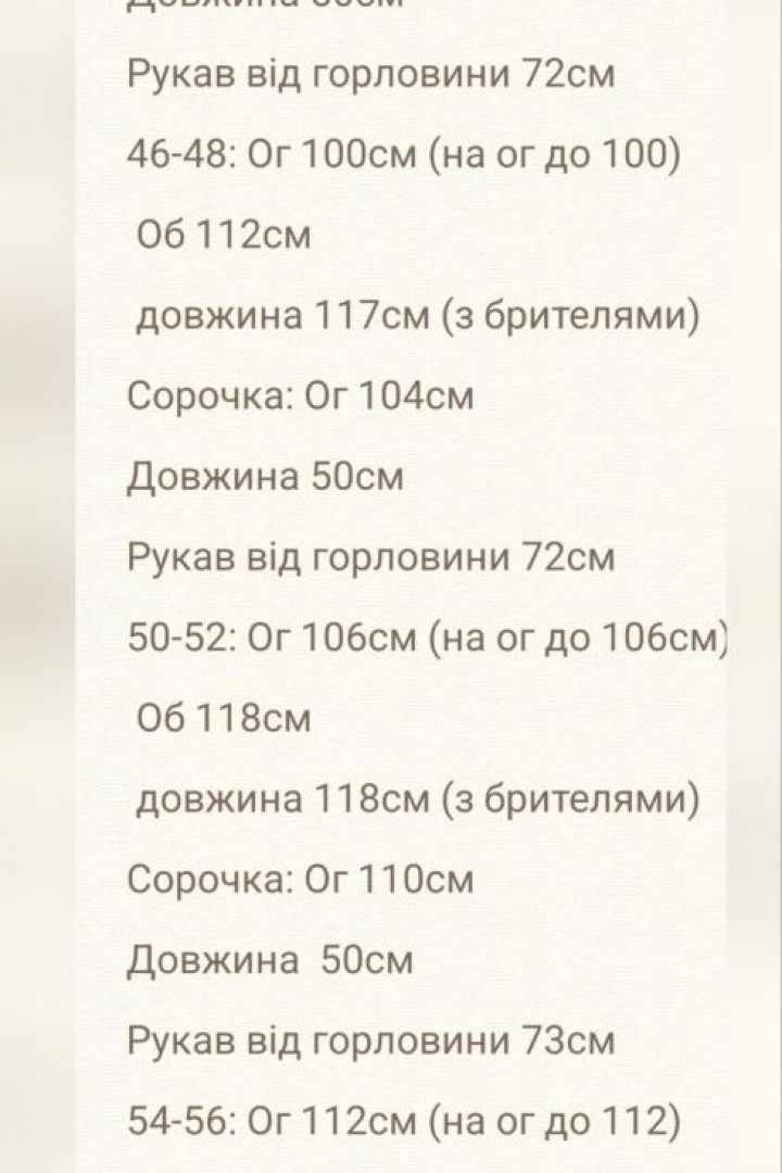 Вкорочена сорочка RISH-480A500