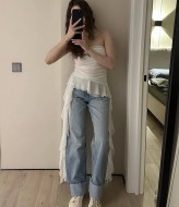 Топ с воланами LK-333A380