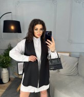 Платье рубашка с жилеткой INS-260A1100