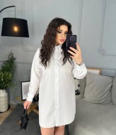 Платье рубашка с жилеткой INS-260A1100