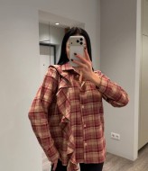 Рубашка с рюшем RBR-1307A550