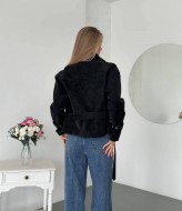 Стильная короткая куртка с поясом INNA-8919A1250