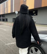 Шуба из эко меха барашек NJ-DM-414A1250