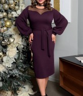 Нарядное платье с широкими рукавами AD-7892.1A360