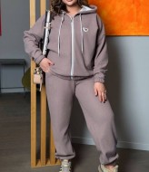 Теплый вельветовый костюм AD-7897.1A720