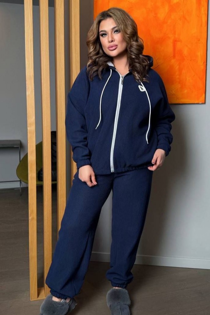 Теплый вельветовый костюм AD-7897.1A720