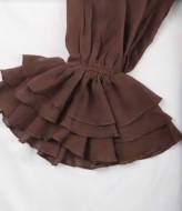 Платье с воланами NS-223A850