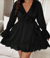 Платье с воланами NS-223A850