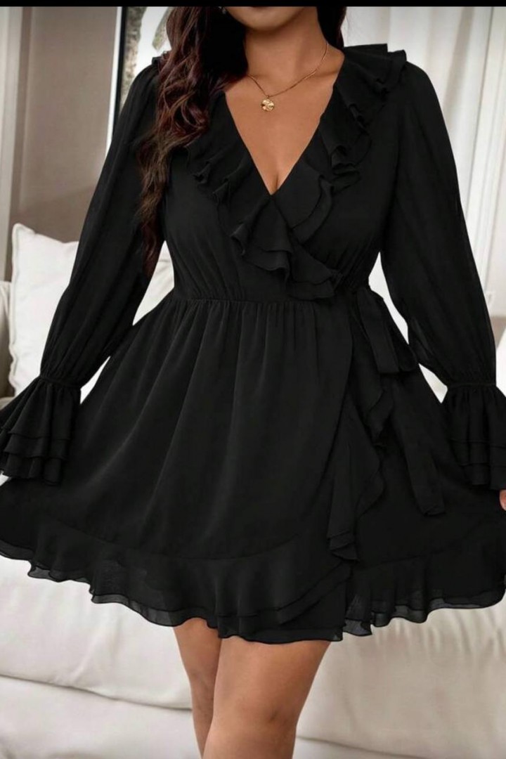 Платье с воланами NS-223A850