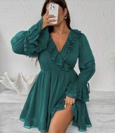 Платье с воланами NS-223A850