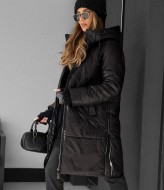 Куртка зимова з капюшоном MIY-1081A999