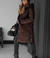 Куртка зимова з капюшоном MIY-1081A999