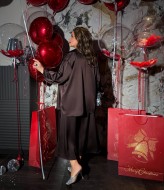 Розкішна комбінація сукня + сорочка DV-AR5489A910