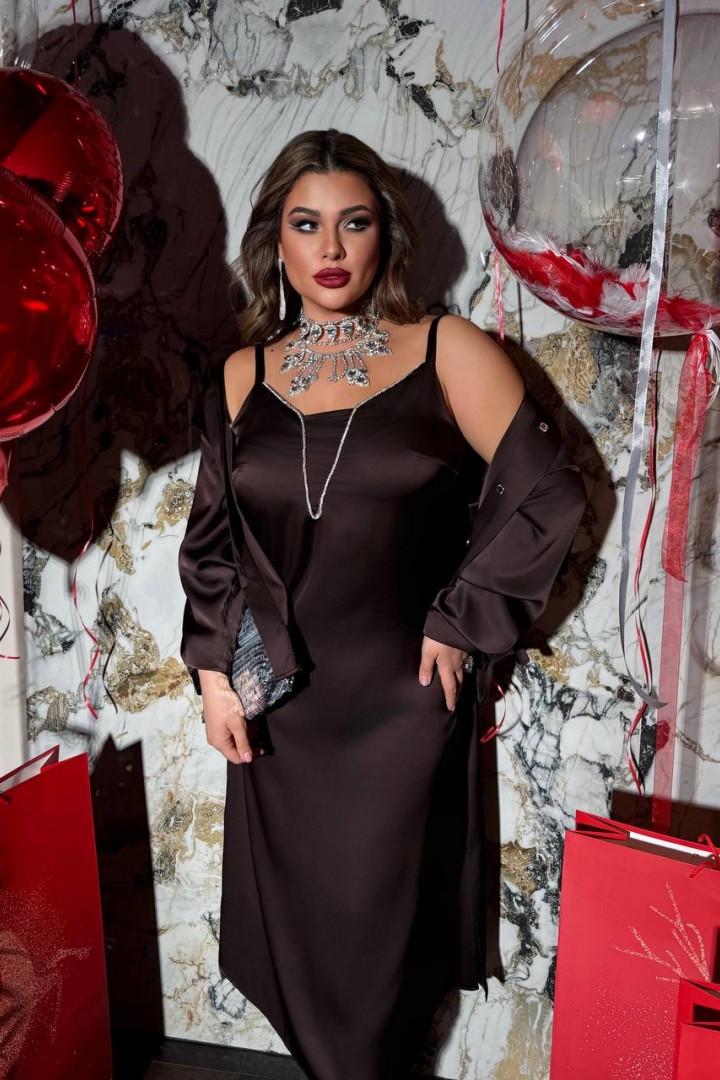 Розкішна комбінація сукня + сорочка DV-AR5489A910