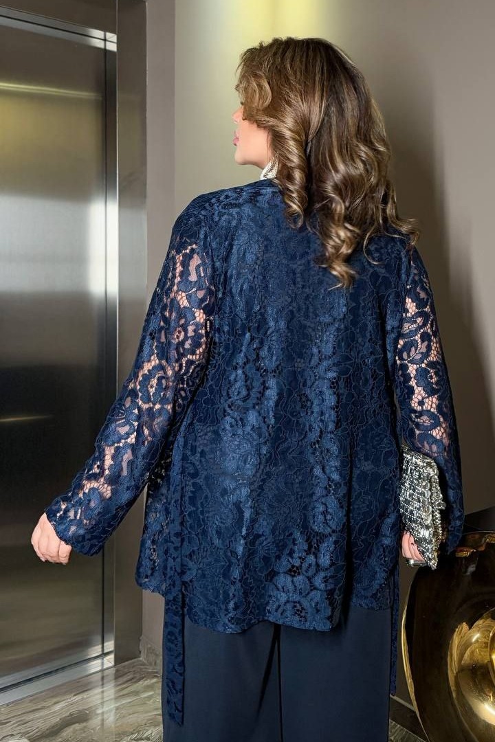 Праздничный кардиган с вшитым поясом AD-7898.1A320