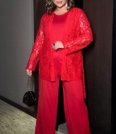 Праздничный кардиган с вшитым поясом AD-7898.1A320