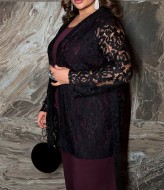 Праздничный кардиган с вшитым поясом AD-7898.1A320