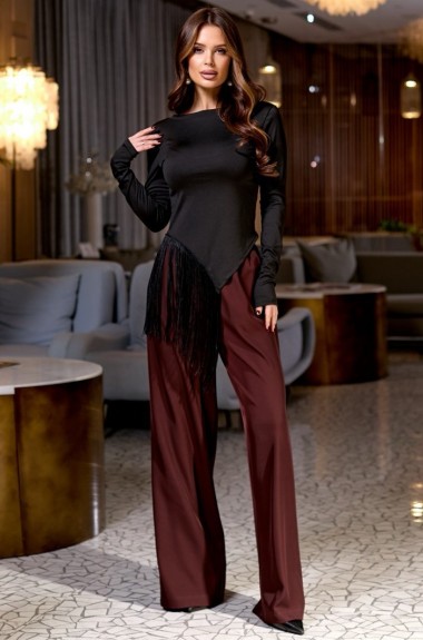 Лонгслив з бахромою AXY-073A350 Лонгслив з бахромою AXY-073A350